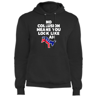 Load image into Gallery viewer, Designs by MyUtopia Shout Out:No Collusion Trump Core Fleece Pullover Hoodie,S / Jet Black,Pullover Hoodie

