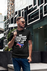Load image into Gallery viewer, Designs by MyUtopia Shout Out:No Collusion Trump Unisex Jersey Short-Sleeve T-Shirt
