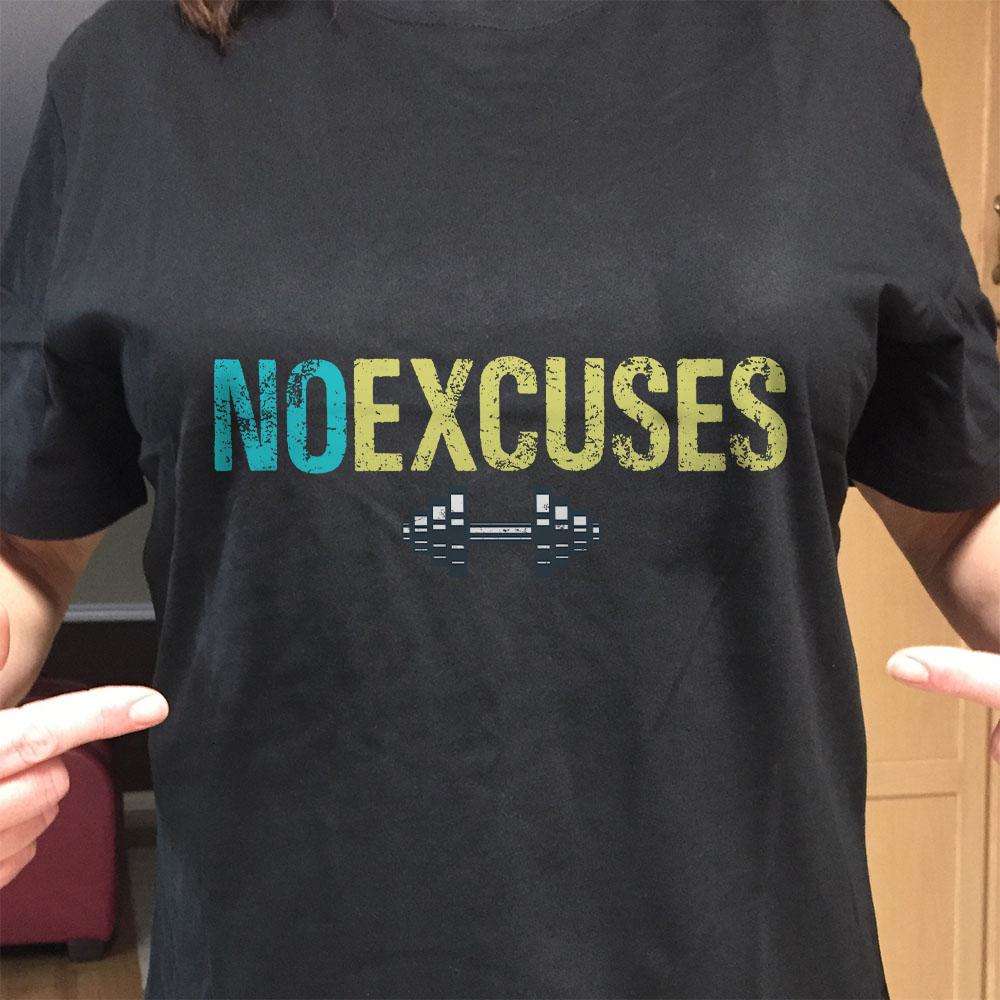 Designs by MyUtopia Shout Out:No Excuses Adult Unisex T-Shirt