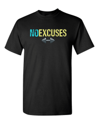 Load image into Gallery viewer, Designs by MyUtopia Shout Out:No Excuses Adult Unisex T-Shirt,S / Black,Adult Unisex T-Shirt
