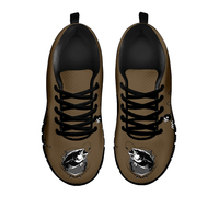 Load image into Gallery viewer, Designs by MyUtopia Shout Out:No.1 Fishing Dad - Men&#39;s Running Shoes (D),Men&#39;s / Mens US5 (EU38) / Brown,Running Shoes
