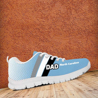 Load image into Gallery viewer, Designs by MyUtopia Shout Out:North Carolina DAD Basketball Fans Running Shoes
