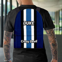 Load image into Gallery viewer, Designs by MyUtopia Shout Out:North Carolina Duke Crazy Devil Basketball Fans Backpack
