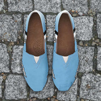 Load image into Gallery viewer, Designs by MyUtopia Shout Out:North Carolina Hard Smart Together Tar Heels Basketball Fan Casual Canvas Slip on Shoes Women&#39;s Flats
