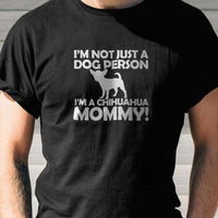 Load image into Gallery viewer, Designs by MyUtopia Shout Out:Not Just a Dog Person Chihuahua Mommy Adult Unisex T-Shirt
