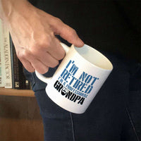 Load image into Gallery viewer, Designs by MyUtopia Shout Out:Not Retired. I&#39;m A Professional Grandpa White Coffee Mug
