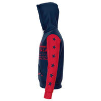 Load image into Gallery viewer, Designs by MyUtopia Shout Out:Num 1 Dad, New England Fan, Football Fan, Premium Hooded Sweatshirt
