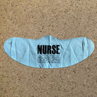 Load image into Gallery viewer, Designs by MyUtopia Shout Out:Nurse Because Even Doctors Need Heroes Fabric Face Covering / Face Mask,Light Blue,Fabric Face Mask
