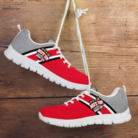 Load image into Gallery viewer, Designs by MyUtopia Shout Out:#NutUpOrShutUp Ohio State Fan Running Shoes,Mens US5 (EU38) / Red/Grey,Running Shoes
