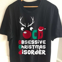 Load image into Gallery viewer, Designs by MyUtopia Shout Out:Obsessive Christmas Disorder Adult Unisex T-Shirt
