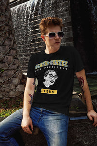 Load image into Gallery viewer, Designs by MyUtopia Shout Out:Ocasio-Cortez For President Unisex Jersey Short-Sleeve T-Shirt
