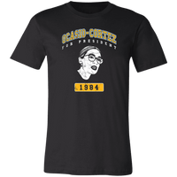Load image into Gallery viewer, Designs by MyUtopia Shout Out:Ocasio-Cortez For President Unisex Jersey Short-Sleeve T-Shirt,Black / X-Small,T-Shirts
