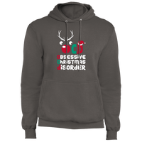 Load image into Gallery viewer, Designs by MyUtopia Shout Out:OCD - Obsessive Christmas Disorder - Core Fleece Unisex Pullover Hoodie,Charcoal / S,Sweatshirts
