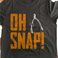 Load image into Gallery viewer, Designs by MyUtopia Shout Out:Oh Snap! Adult Unisex Cotton Short Sleeve T-Shirt
