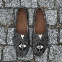 Load image into Gallery viewer, Designs by MyUtopia Shout Out:Ohio Mechanic Casual Canvas Slip on Shoes Women&#39;s Flats,Ladies US6 (EU36) / Black,Slip on Flats
