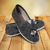 Load image into Gallery viewer, Designs by MyUtopia Shout Out:Ohio Mechanic Casual Canvas Slip on Shoes Women&#39;s Flats
