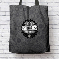 Load image into Gallery viewer, Designs by MyUtopia Shout Out:Ohio Mechanic Fabric Totebag Reusable Shopping Tote
