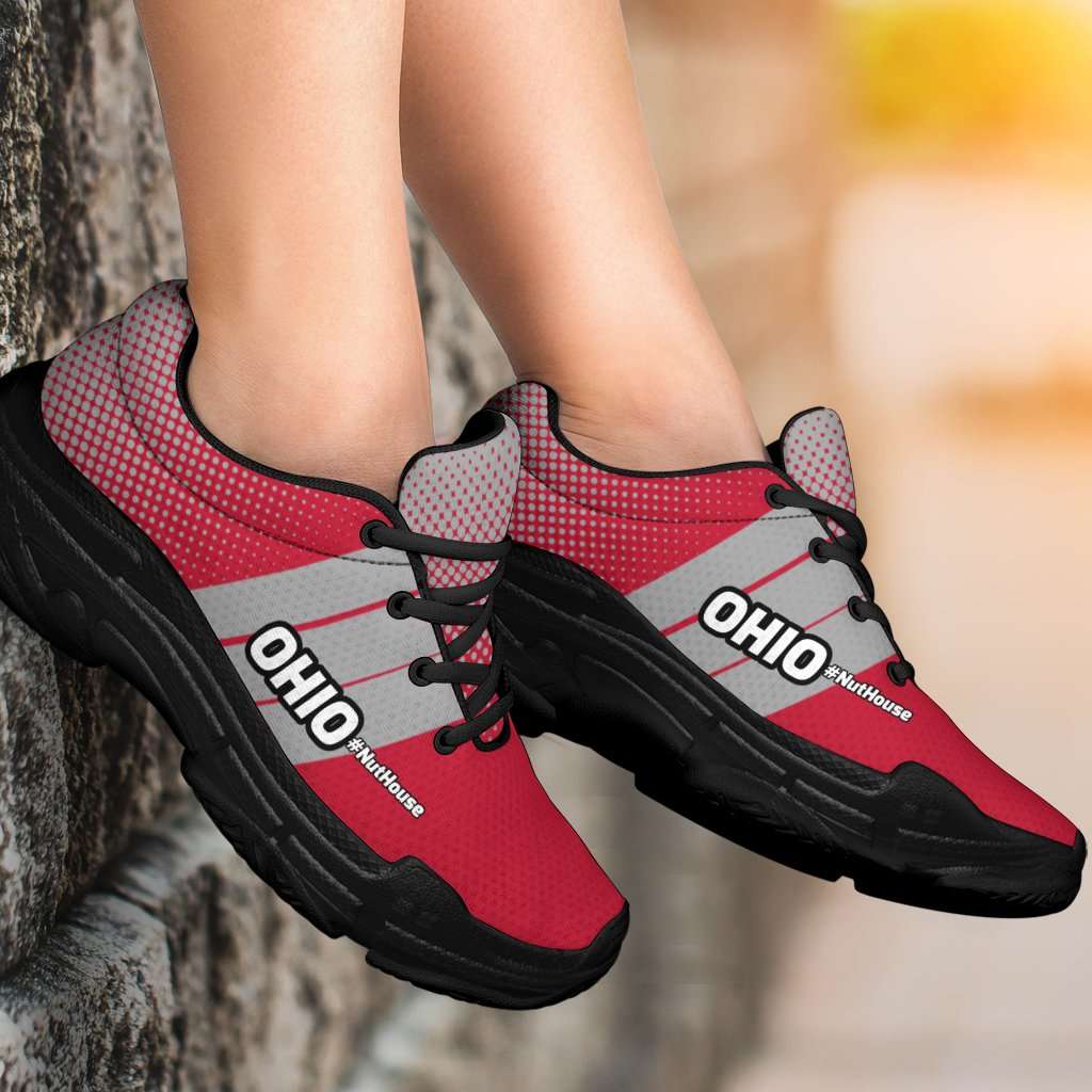 Designs by MyUtopia Shout Out:Ohio #NutHouse Chunky Sneakers