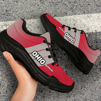 Load image into Gallery viewer, Designs by MyUtopia Shout Out:Ohio #NutHouse Chunky Sneakers
