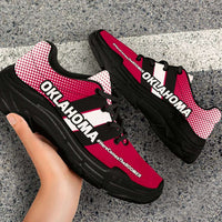Load image into Gallery viewer, Designs by MyUtopia Shout Out:Oklahoma #Here Comes The Boomer Chunky Sneakers
