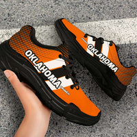 Load image into Gallery viewer, Designs by MyUtopia Shout Out:Oklahoma #RideEm Chunky Sneakers
