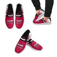 Load image into Gallery viewer, Designs by MyUtopia Shout Out:Oklahoma Sooners Slip-on Mens Canvas Sneakers
