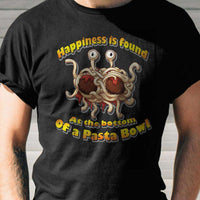 Load image into Gallery viewer, Designs by MyUtopia Shout Out:Olive Garden Pasta, Flying Spaghetti Monster Adult Unisex Black T-Shirt
