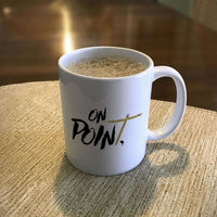 Load image into Gallery viewer, Designs by MyUtopia Shout Out:On Point Sharpen Your Pencils Ceramic Coffee Mug
