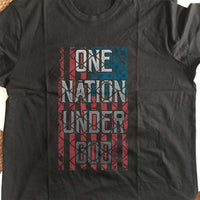 Load image into Gallery viewer, Designs by MyUtopia Shout Out:One Nation Under God Adult Unisex T-Shirt
