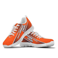 Load image into Gallery viewer, Designs by MyUtopia Shout Out:Orange Crush Denver Fan Mesh Fabric Running Shoes
