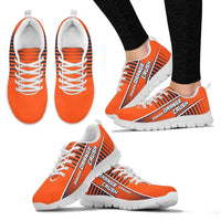 Load image into Gallery viewer, Designs by MyUtopia Shout Out:Orange Crush Denver Fan Mesh Fabric Running Shoes
