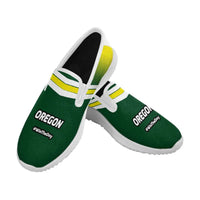 Load image into Gallery viewer, Designs by MyUtopia Shout Out:Oregon Fan #WinTheDay Mens Slip-on Canvas Sneakers
