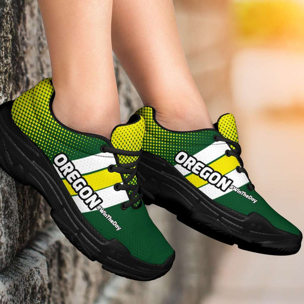 Designs by MyUtopia Shout Out:Oregon #Win the Day Chunky Sneakers