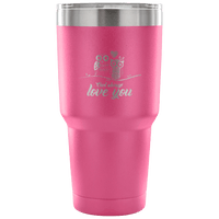 Load image into Gallery viewer, Designs by MyUtopia Shout Out:Owl Always Love You Engraved Insulated Double Wall Steel Tumbler Travel Mug,Pink / 30 Oz,Polar Camel Tumbler

