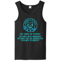 Load image into Gallery viewer, Designs by MyUtopia Shout Out:Owning A Pitbull Unisex Tank Top,Black / S,Tank Tops
