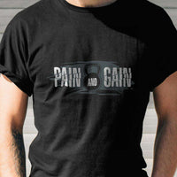 Load image into Gallery viewer, Designs by MyUtopia Shout Out:Pain and Gain Adult Unisex T-Shirt
