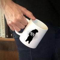 Load image into Gallery viewer, Designs by MyUtopia Shout Out:Papa Bear Coffee Mug - White
