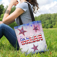 Load image into Gallery viewer, Designs by MyUtopia Shout Out:Patriotic Totebag - Dream Fabric Totebag Reusable Shopping Tote
