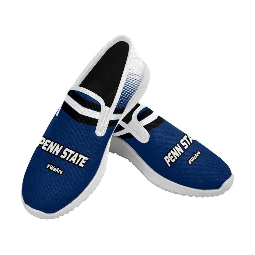 Designs by MyUtopia Shout Out:Penn State Fan #WeAre Mens Slip-on Canvas Sneakers