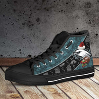 Load image into Gallery viewer, Designs by MyUtopia Shout Out:Philadelphia Eagles Christmas Football Pattern Canvas High Top Shoes
