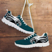 Load image into Gallery viewer, Designs by MyUtopia Shout Out:Philadelphia Fan Art Eagle on Green Running Shoes
