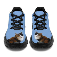 Load image into Gallery viewer, Designs by MyUtopia Shout Out:Picture of Your Pet Here! Your Pets Name! Personalized Chunky Sneakers Blue

