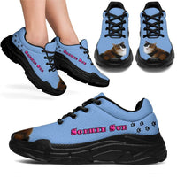 Load image into Gallery viewer, Designs by MyUtopia Shout Out:Picture of Your Pet Here! Your Pets Name! Personalized Chunky Sneakers Blue
