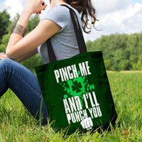 Load image into Gallery viewer, Designs by MyUtopia Shout Out:Pinch Me, I&#39;ll Punch You Fabric Totebag Reusable Shopping Tote
