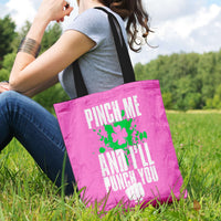 Load image into Gallery viewer, Designs by MyUtopia Shout Out:Pinch Me, I&#39;ll Punch You Fabric Totebag Reusable Shopping Tote
