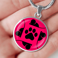 Load image into Gallery viewer, Designs by MyUtopia Shout Out:Pink Cat, Mouse and Paw print

