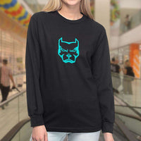 Load image into Gallery viewer, Designs by MyUtopia Shout Out:Pitbull Face Adult Long Sleeve Tee
