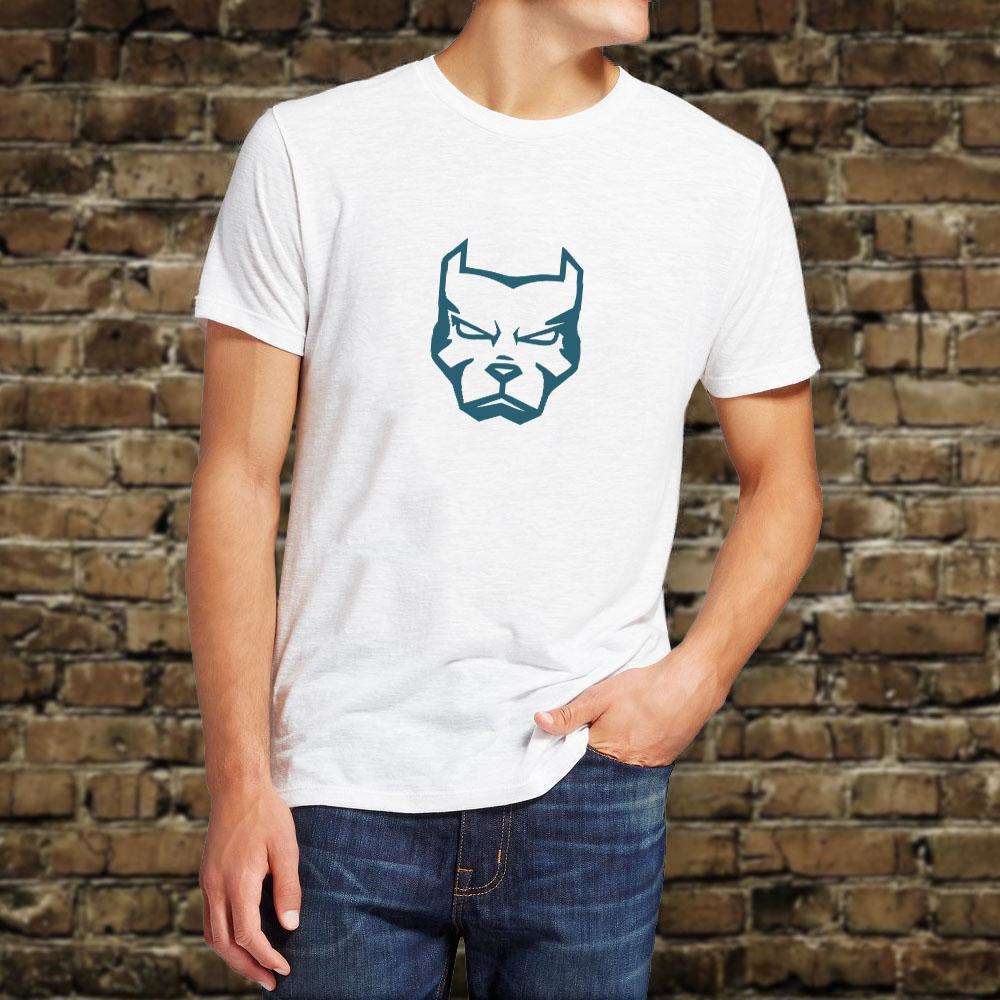 Designs by MyUtopia Shout Out:Pitbull Face Adult Unisex T-Shirt