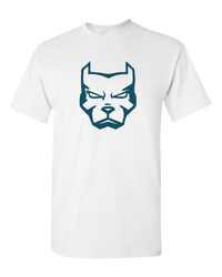 Load image into Gallery viewer, Designs by MyUtopia Shout Out:Pitbull Face Adult Unisex T-Shirt,White / S,Adult Unisex T-Shirt
