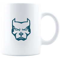 Load image into Gallery viewer, Designs by MyUtopia Shout Out:Pitbull Face Ceramic White Coffee Mug,11oz / White,Ceramic Coffee Mug
